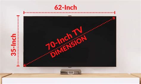 70-Inch TV Dimensions for All Brands [mm, cm, inches, & feet]