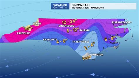 Winter ends with above average snowfall in North Carolina