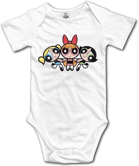 Amazon.com: RDDD Baby Outfits The Powerpuff Girls Anime Poster Cute Funny Onesies White: Clothing