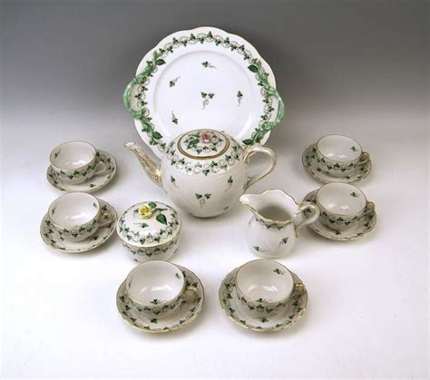 Herend Tea Set for Six Persons Decor Persil, circa 1960 | Tea set, Tea ...