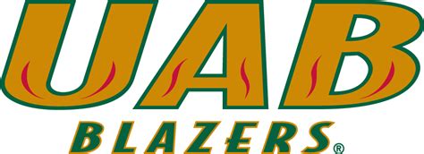 UAB Blazers Logo - Wordmark Logo - NCAA Division I (u-z) (NCAA u-z ...