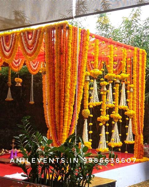 Marigold Mandap Decoration – Anil Events Bangalore