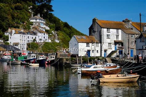 "Polperro Harbour, Cornwall" by rodsfotos | Redbubble