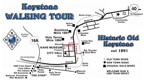 The "OLD TOWN" Walking Tour - Keystone | Walking tour, Mount rushmore national park, Tours