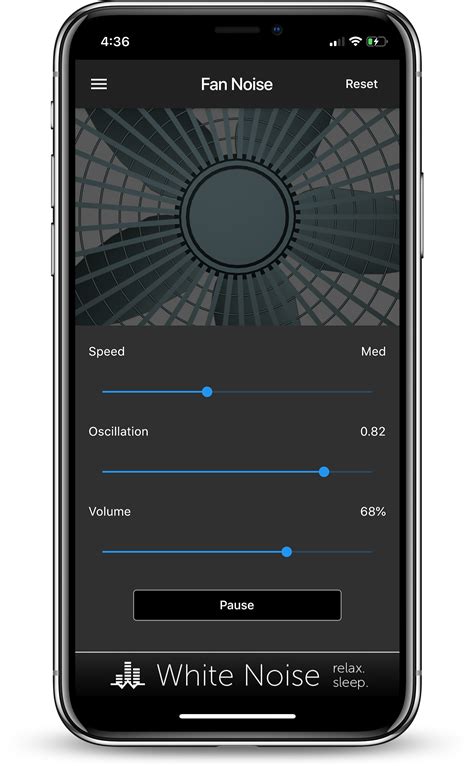 White Noise Fan Noise Generator App - Box Fan Sound