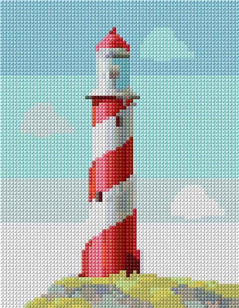 Lighthouse - Cross-Stitch Designs