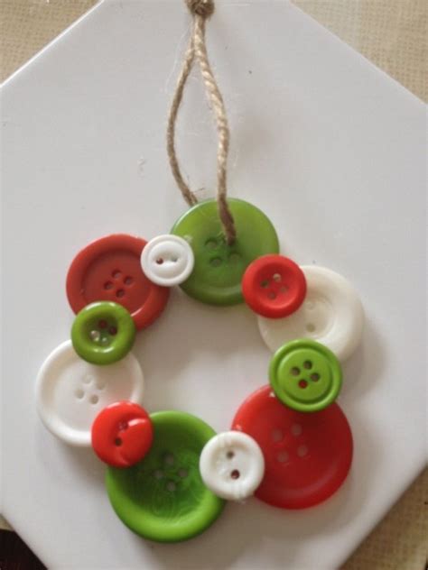 30 Unique Button Christmas Ornaments You Can't Miss - MagMent