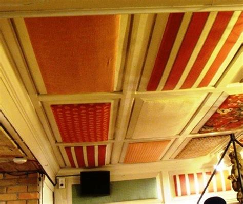 fabric basement ceiling - Best Basement Ceiling Ideas – House Decorating Designs | Basement ...