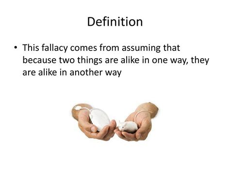 Faulty Analogy Fallacy