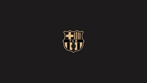 Crest Emblem Logo Soccer Symbol Black Background HD FC Barcelona ...