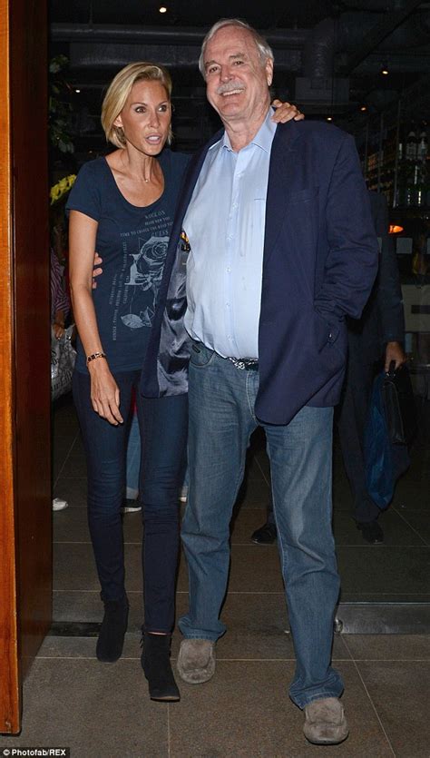 John Cleese takes wife Jennifer Wade out for a romantic meal in London ...