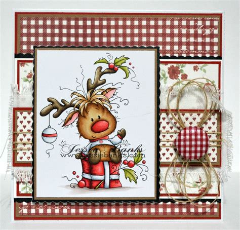 wee-stamps-rudolph-1 | Christmas cards to make, Whimsy stamps ...