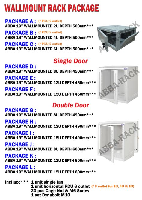 Wallmounted Rack Package :: Special Offer