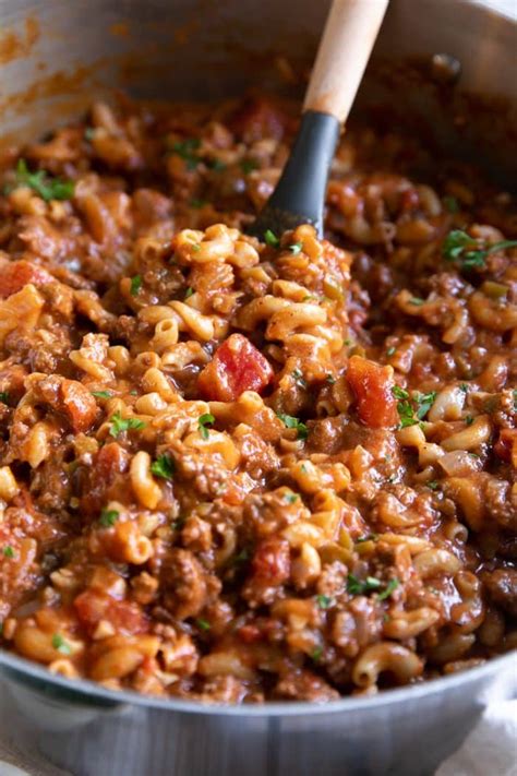 American Goulash Recipe (One-Pot) - The Forked Spoon