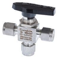 Swagelok® 3-Way Ball Valves, Restek | VWR