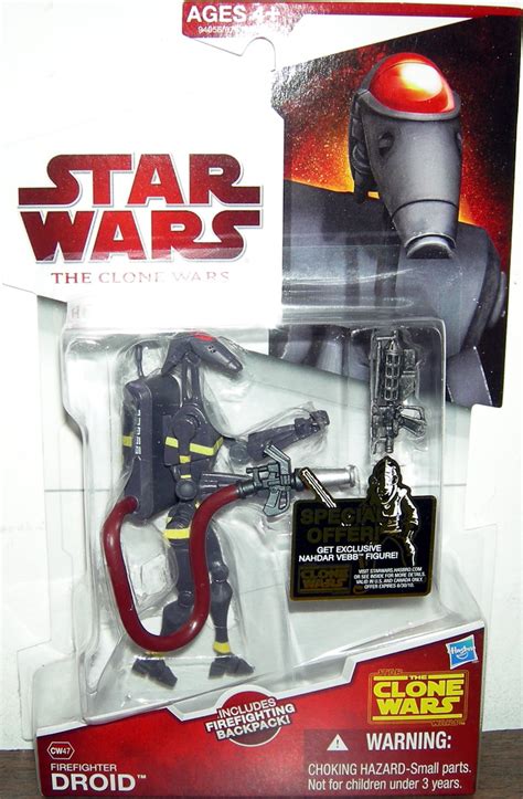 Firefighter Droid CW47 Star Wars Clone Wars action figure