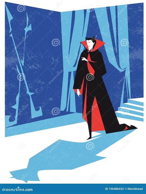 Dracula The Vampire. Vector Illustrations | CartoonDealer.com #196486432