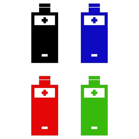 Battery Set On White Background 2080758 Vector Art at Vecteezy