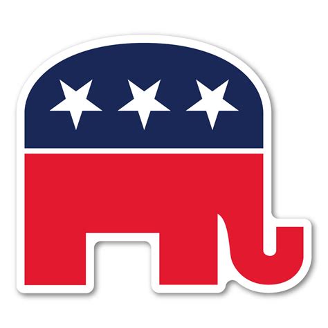 Republican Elephant Sticker | Magnet America