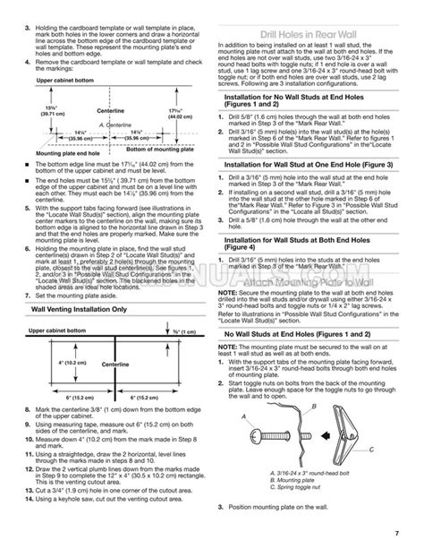 Whirlpool WMH31017HZ Microwave Oven Installation Instructions