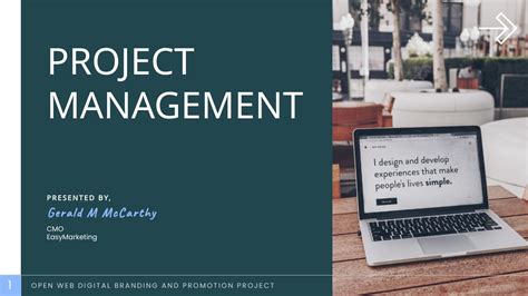 Project Management Presentation Template | Visme