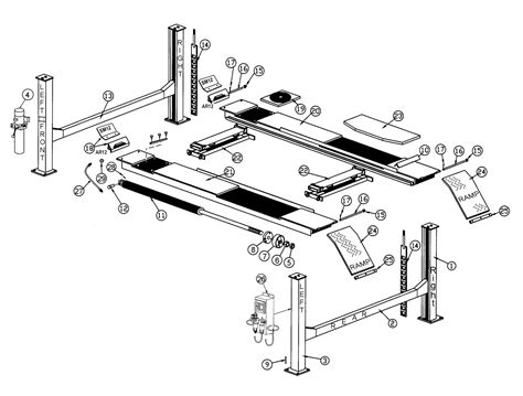 Parts for Rotary Lift SM12 | SVI International, Inc.