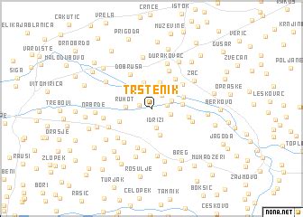 Trstenik (Serbia and Montenegro) map - nona.net