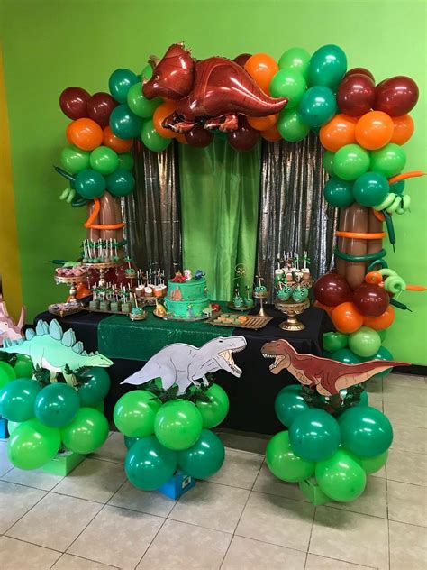 Dinosaur Birthday Party | Dinosaur birthday party decorations, Dinosaur themed birthday party ...