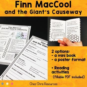 Finn MacCool and the Giant’s Causeway – Mini book and Reading Activity