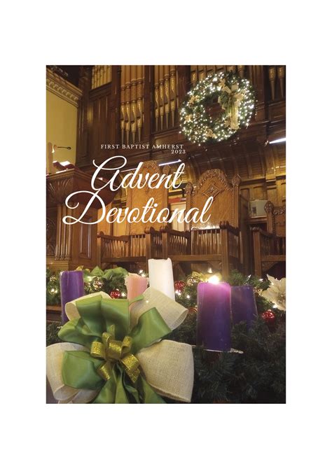 Advent Devotional 2023 — First Baptist Church Amherst