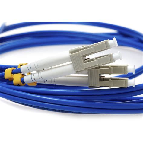 OM3 50 Micron LC to LC Fiber Cable- Blue Color