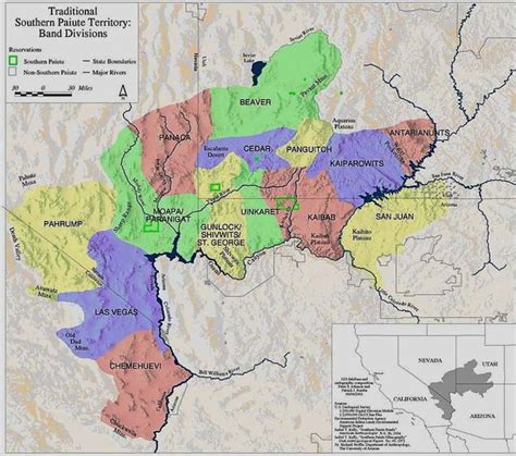 Paiute Indian Tribe of Utah: Reservation Information Historical Paiute ...