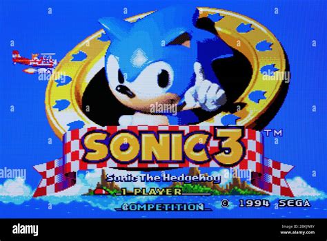 Megadrive sonic hedgehog hi-res stock photography and images - Alamy