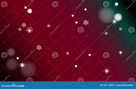 Christmas Background with White Snowflakes Stock Illustration ...