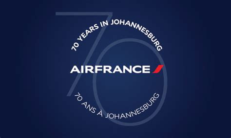 70-year anniversary of Air France Paris to Joburg flights