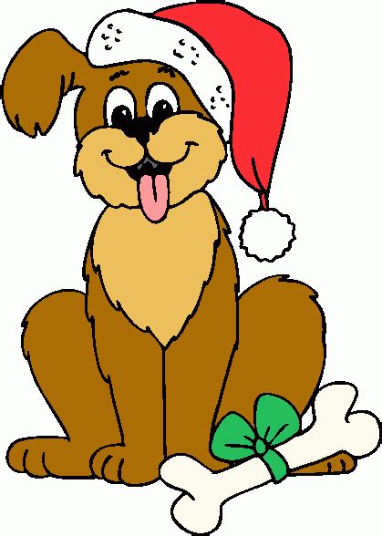 Christmas dogs clipart dog bone – Clipartix