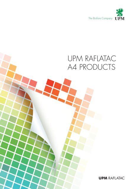 UPM RAFLATAC A4 PRODUCTS