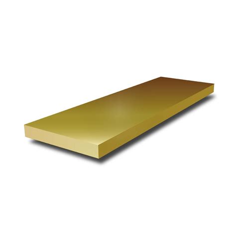 1 1/4 in x 1/8 in - Brass Flat Bar - 1825 mm Tools Store