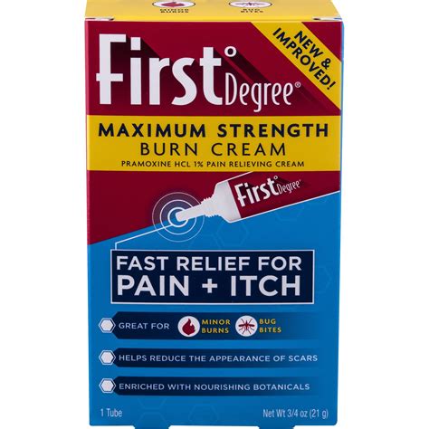 First degree maximum strength burn cream, 0.75 oz - Walmart.com ...