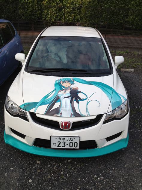 Anime Girl Decal Car - Anime Nations