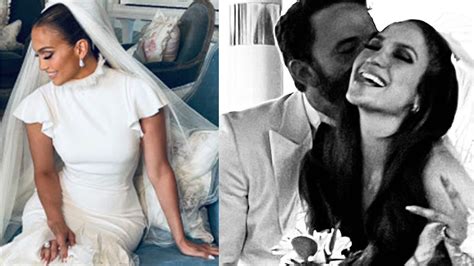 Jennifer Lopez wore three wedding dresses to marry Ben Affleck: A ...