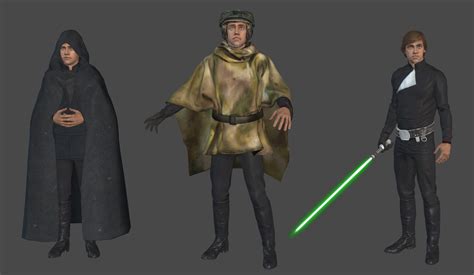 Luke Skywalker Endor mesh mod by Lopieloo on DeviantArt