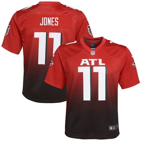 Youth Nike Julio Jones Red Atlanta Falcons 2nd Alternate Game Jersey