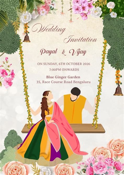 Best Wedding Invite Template Indian: Perfect Invitation