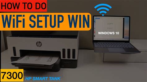 HP Smart Tank 7300 WiFi Setup Windows Laptop / Computer, Scanning & Printing Review. - YouTube