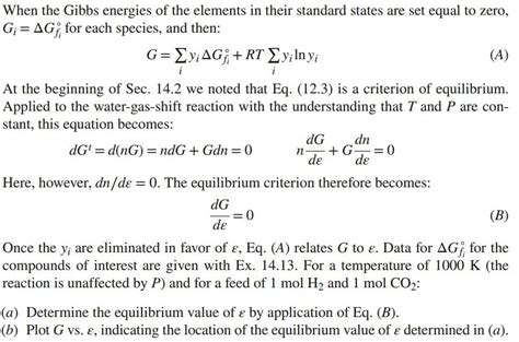 Solved 14.4. Consider the water-gas-shift reaction: H2(8) + | Chegg.com