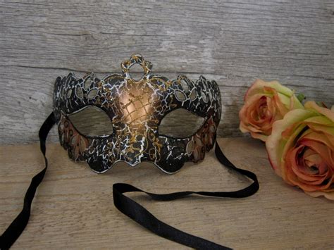 Venetian Mask Gold and Black Venetian Masquerade Mask - Etsy