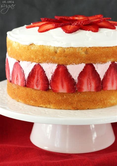 Best Strawberry Ice Cream Cake Recipe | Homemade Strawberry Cake