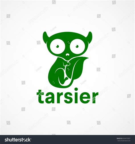 Tarsier Logo Design Vector Stock Vector (Royalty Free) 654475057 ...