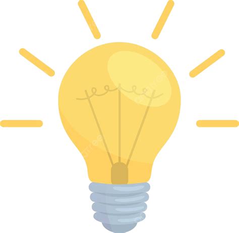 Electric Lamp Illustration Emoji Idea Solution Vector, Emoji, Idea, Solution PNG and Vector with ...